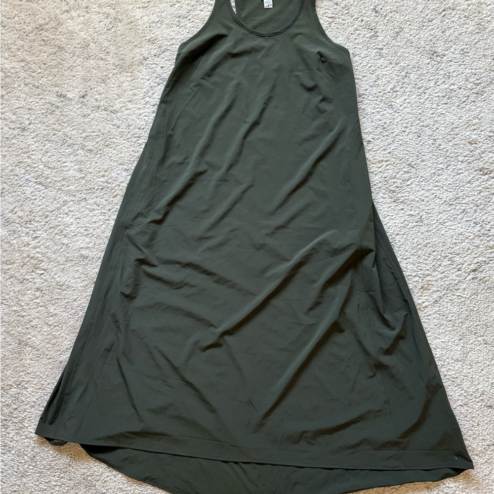 Athleta Green Halter Sundress Sleeveless Casual